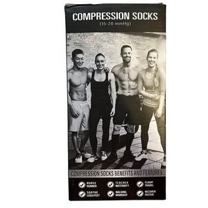 CHARMKING Compression Socks for Women & Men Circulation (3 Pairs)